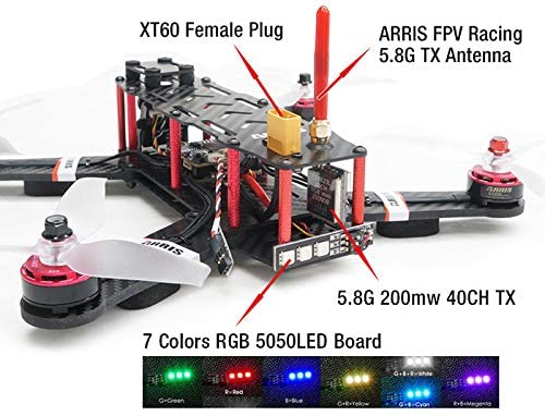 ARRIS X-Speed 250B FPV Racing Drone - Drone FPV de course  au petit Budget 