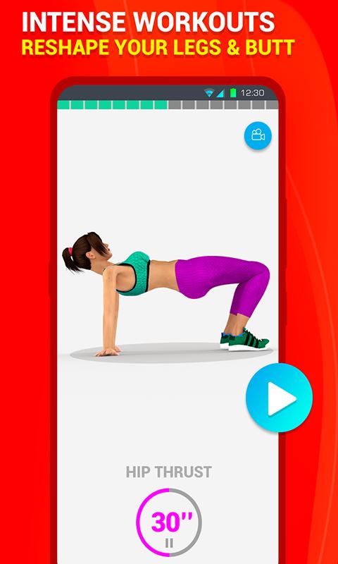 Daily Butt Workout - Meilleures applications de fitness pour les femmes