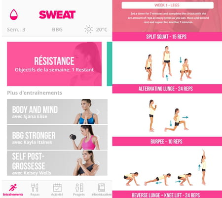 Daily Workouts - Meilleures applications de fitness pour les femmes